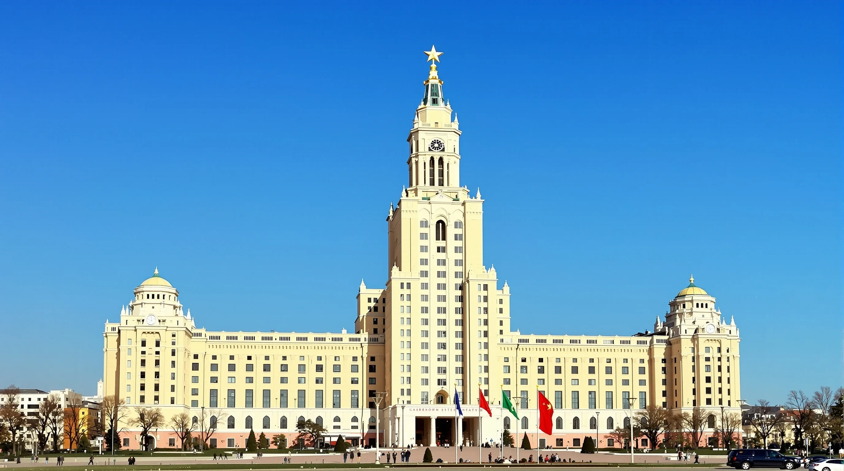 Главное здание МГУ - символ российского образования